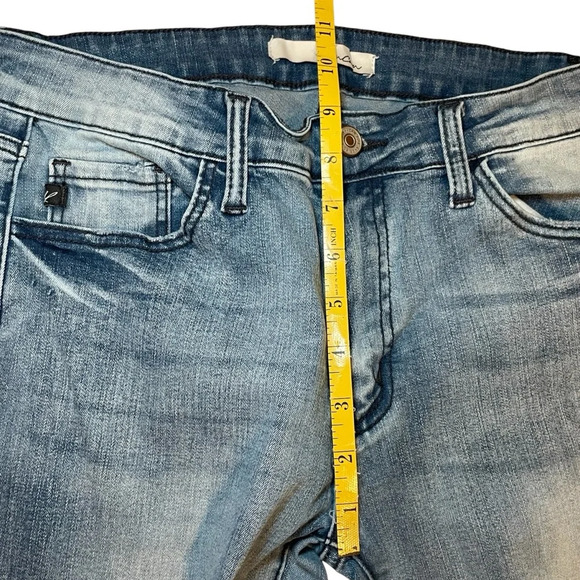 Kancan Mid Rise Skinny Jeans Size 9/28 Light Wash Ankle Denim Casual Stretch - Picture 9 of 10